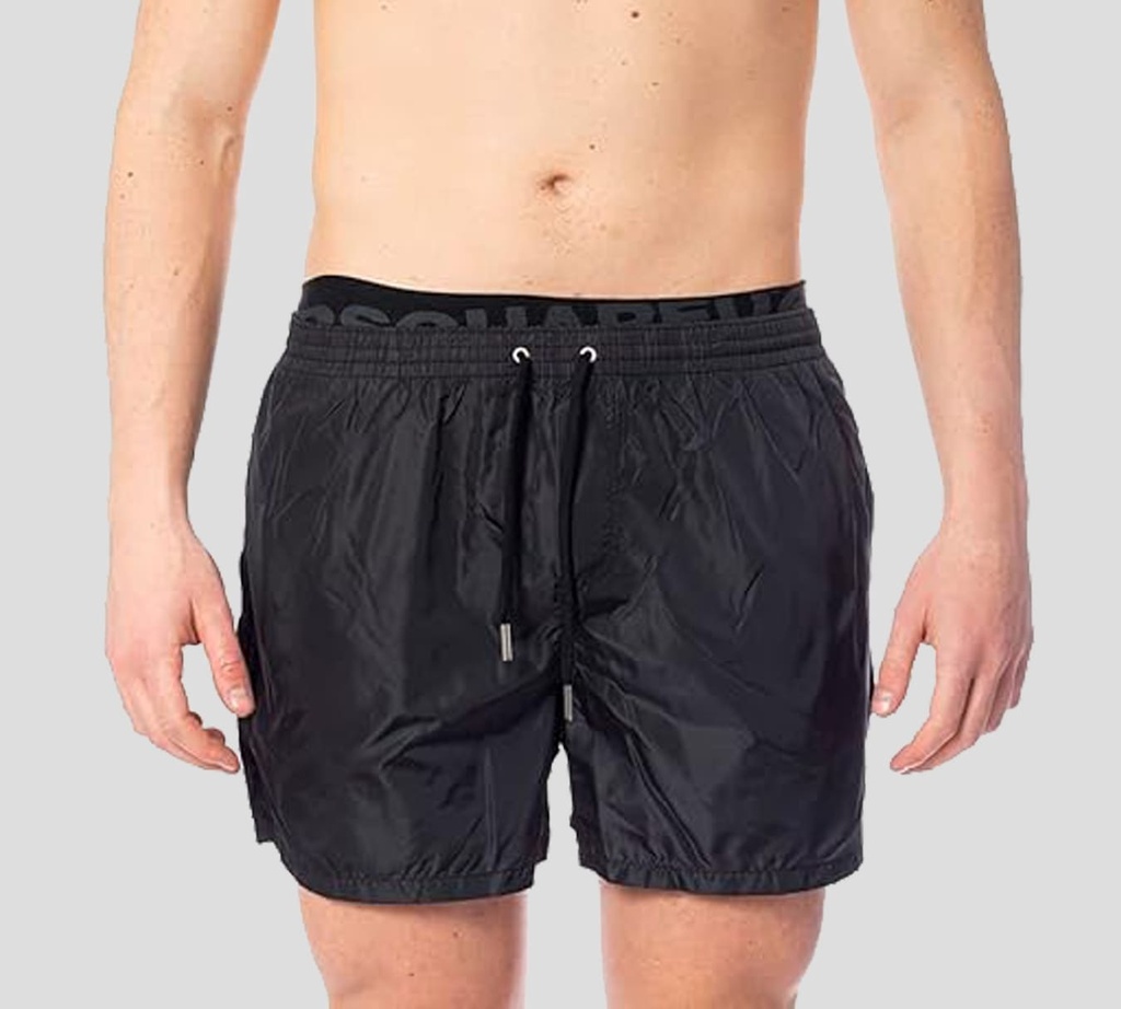 Dsquared2 - SHORT DE PLAYA MIDI CON PRETINA DE BANDA ELÁSTICA INTERNA