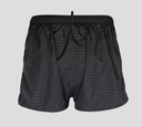 Dsquared2 - SHORT DE PLAYA MIDI CON PATRÓN DE LOGO MONOCROMÁTICO