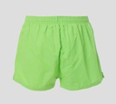 Dsquared2 - SHORT DE PLAYA MIDI. VERDE CON LETRAS ROSADAS