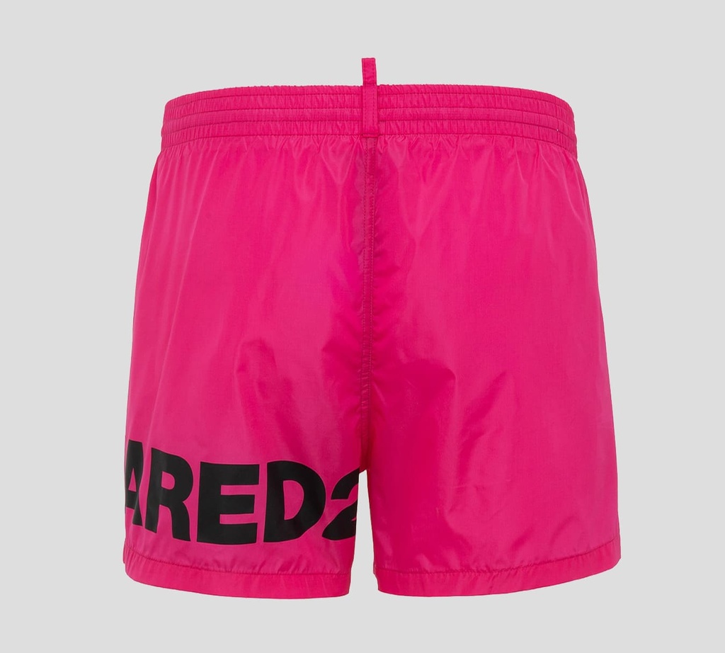 Dsquared2 - SHORT DE PLAYA CON LOGO NEGRO