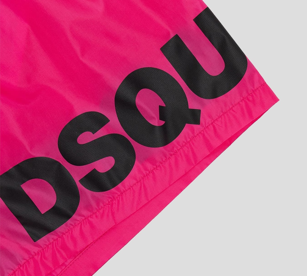 Dsquared2 - SHORT DE PLAYA CON LOGO NEGRO