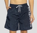 Dsquared2 - SHORT DE PLAYA NEGRO CON LETRAS BLANCAS 820