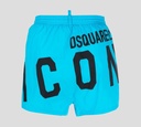 Dsquared2 - SHORT DE PLAYA CON LETRAS NEGRAS