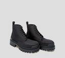 Balenciaga - BOTAS DE COMBATE EN LONA CON SUELA GRUESA Y PUNTA DE HIERRO
