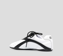 Balenciaga - SNEAKERS ZEN EN CUERO UNICOLOR CON LOGO NEGRO