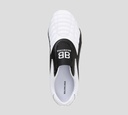 Balenciaga - SNEAKERS ZEN EN CUERO UNICOLOR CON LOGO NEGRO