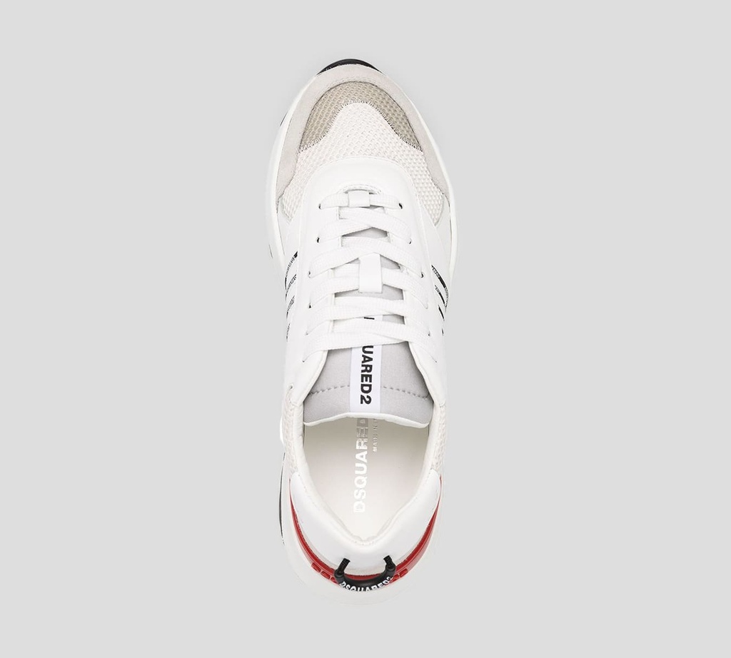 Dsquared2 - SNEAKERS CORTE BAJO EN MALLA, GAMUZA Y CUERO