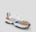 Dsquared2 - SNEAKERS CORTE BAJO EN MALLA, GAMUZA Y CUERO