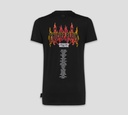 Philipp Plein - FRANELA PP COLOR MARRÓN OSCURO CON LOGO EN PEDRERÍA