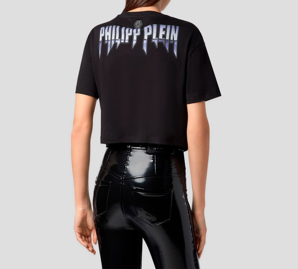 Philipp Plein - TOP CUELLO REDONDO ROCKBAND KISS EN PEDRERÍA