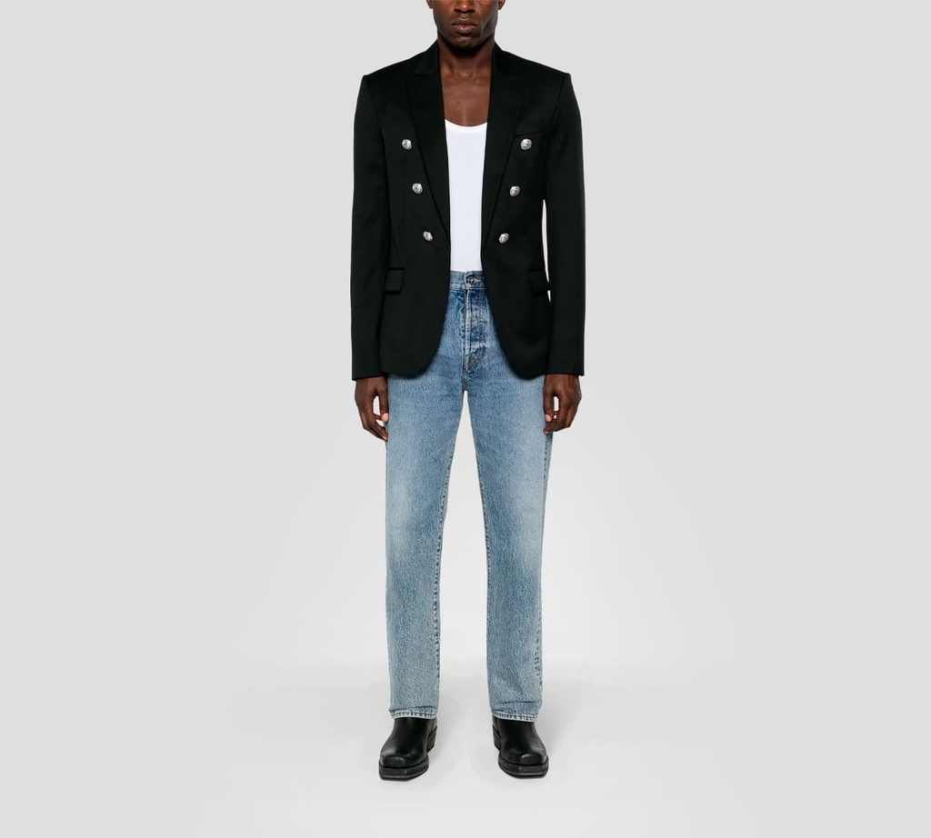 Balmain - BLAZER CON SEIS BOTONES PLATA ORNAMENTADOS