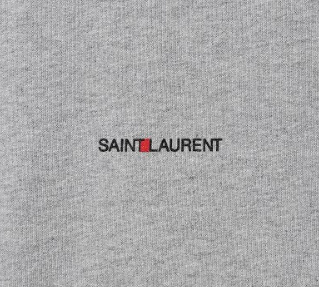 Saint Laurent - SWEATER HOODIE BÁSICO CON BOLSILLO CENTRAL