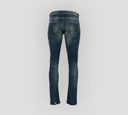 Saint Laurent - SKINNY JEANS CON PRELAVADO Y RUEDOS RASGADOS