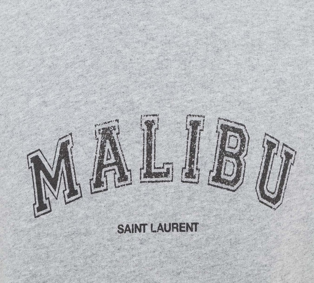 Saint Laurent - SWEATER CUELLO REDONDO MALIBÚ