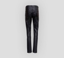 Saint Laurent - SKINNY JEANS CON ENCAPSULADO DE CUERO EXTERIOR