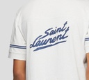 Saint Laurent - FRANELA CUELLO REDONDO CON BIES DESGASTADO