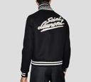 Saint Laurent - CHAQUETA COLLEGE CAZADORA CON BOLSILLOS A LOS LADOS