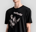 Saint Laurent - FRANELA CUELLO REDONDO CON ESTAMPADO FRONTAL
