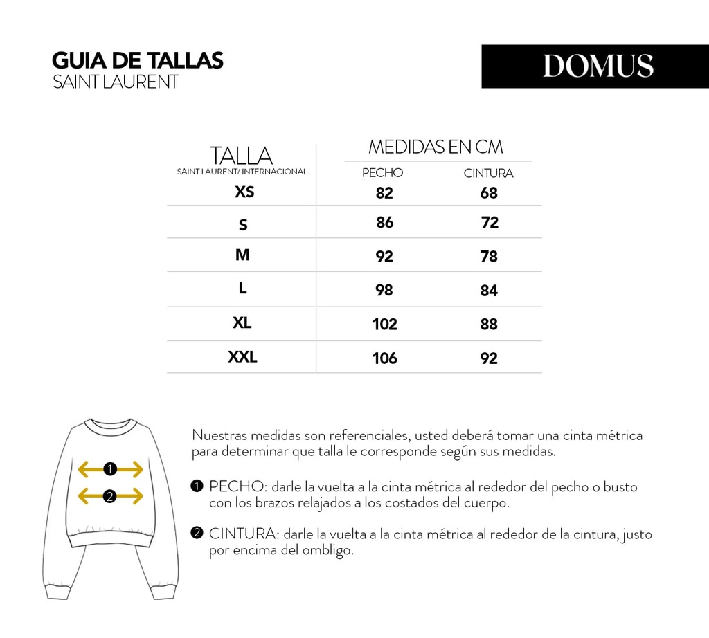 Saint Laurent - SWEATER NEGRO (AROS)