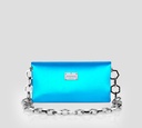 Philipp Plein - CARTERA DE SATEN CON CADENA Y CALAVERA