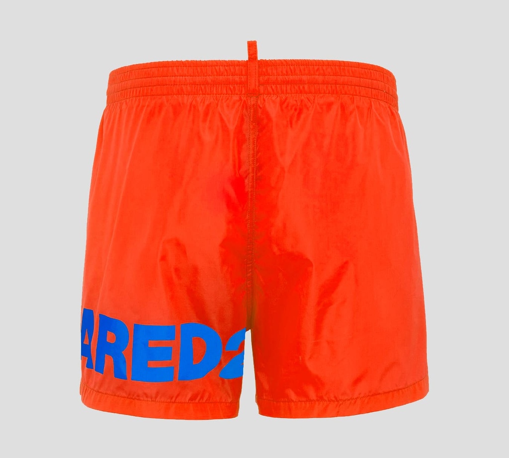 Dsquared2 - SHORT DE PLAYA CON LOGO AZUL