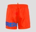 Dsquared2 - SHORT DE PLAYA CON LOGO AZUL