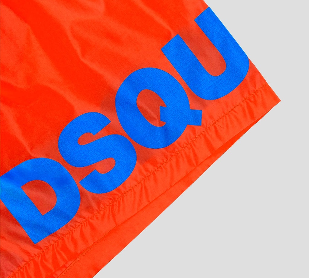 Dsquared2 - SHORT DE PLAYA CON LOGO AZUL