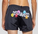 Dsquared2 - SHORT DE PLAYA CON ESTAMPADO PAC-MAN SOBRE LA PARTE TRASERA