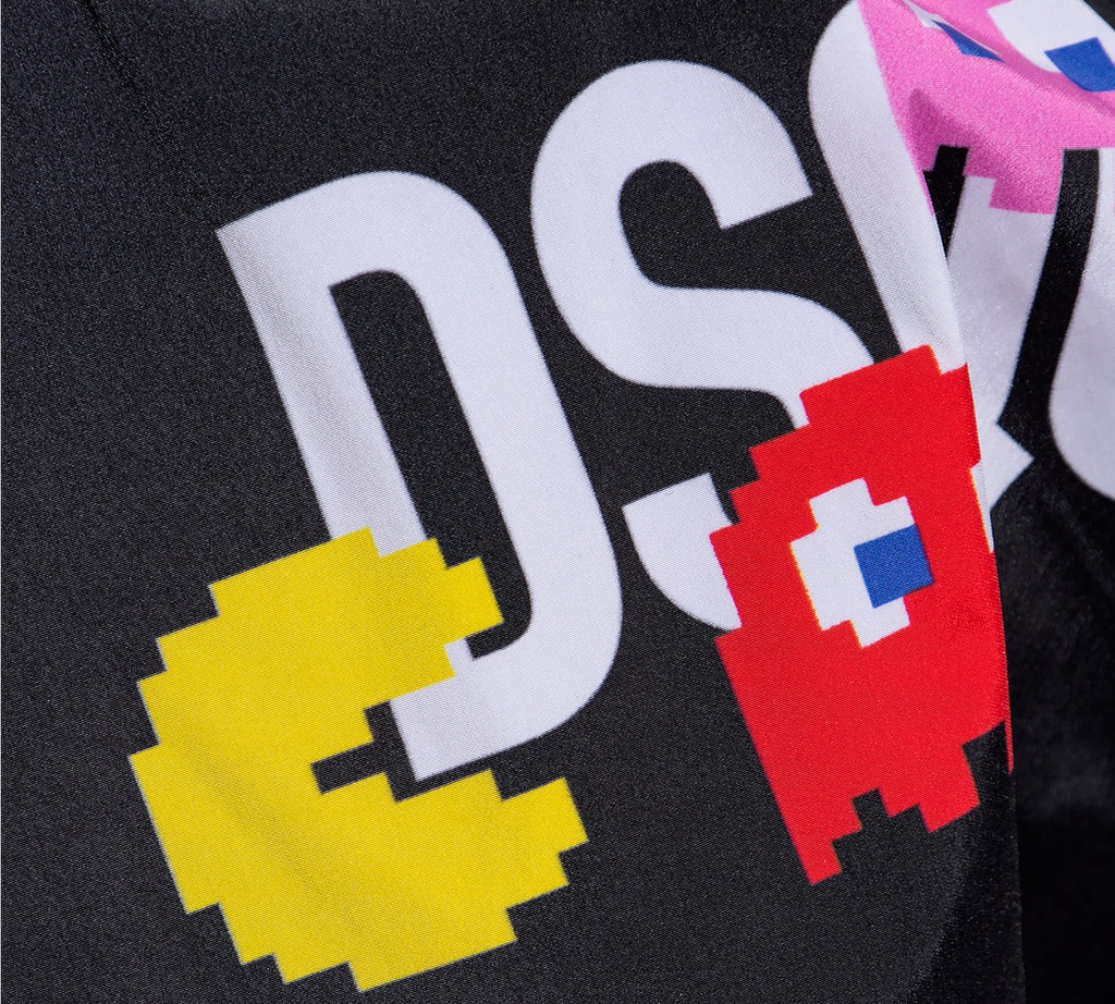 Dsquared2 - SHORT DE PLAYA CON ESTAMPADO PAC-MAN SOBRE LA PARTE TRASERA