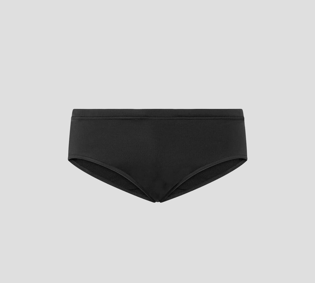 Dsquared2 - TRAJE DE BAÑO CORTE INTERIOR, NEGRO CON LETRAS AMARILLAS