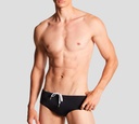 Dsquared2 - TRAJE DE BAÑO ESTILO INTERIOR, NEGRO CON LETRAS BLANCAS