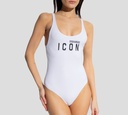 Dsquared2 - TRAJE DE BAÑO ENTERO ICON CON LOGO FRONTAL