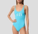 Dsquared2 - TRAJE DE BAÑO ENTERO ICON CON LOGO FRONTAL