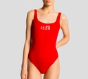 Dsquared2 - TRAJE DE BAÑO ENTERO ICON CON LOGO FRONTAL