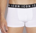 Dsquared2 - BOXER CORTO ICON CON BANDA ELÁSTICA NEGRA A LA CADERA