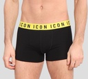 Dsquared2 - BOXER CORTO ICON CON BANDA ELÁSTICA AMARILLA A LA CADERA