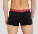 Dsquared2 - BOXER CORTO ICON CON BANDA ELÁSTICA CORAL A LA CADERA