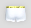 Dsquared2 - BOXER CORTO, BLANCO CON AMARILLO