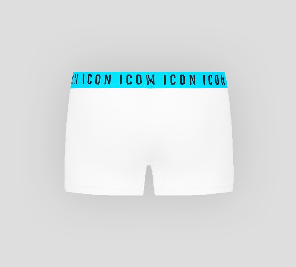 Dsquared2 - BOXER CORTO, BLANCO CON AZUL
