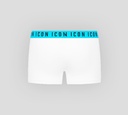 Dsquared2 - BOXER CORTO, BLANCO CON AZUL