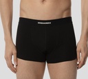 Dsquared2 - BOXER CORTO UNICOLOR CON LOGO SOBRE BANDA ELÁSTICA