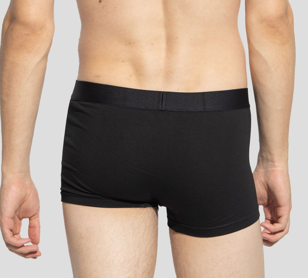 Dsquared2 - BOXER CORTO NEGRO, LETRAS NARANJA