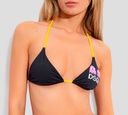 Dsquared2 - TOP DE BIKINI TRIANGULAR CON ESTAMPADO DE FANTASMA PINKY- PAC MAN