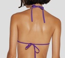 Dsquared2 - TOP DE TRAJE DE BAÑO ESTILO TRIANGULO, MORADO