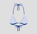 Dsquared2 - TOP DE TRAJE DE BAÑO ESTILO TRIANGULO, AZUL MARINO