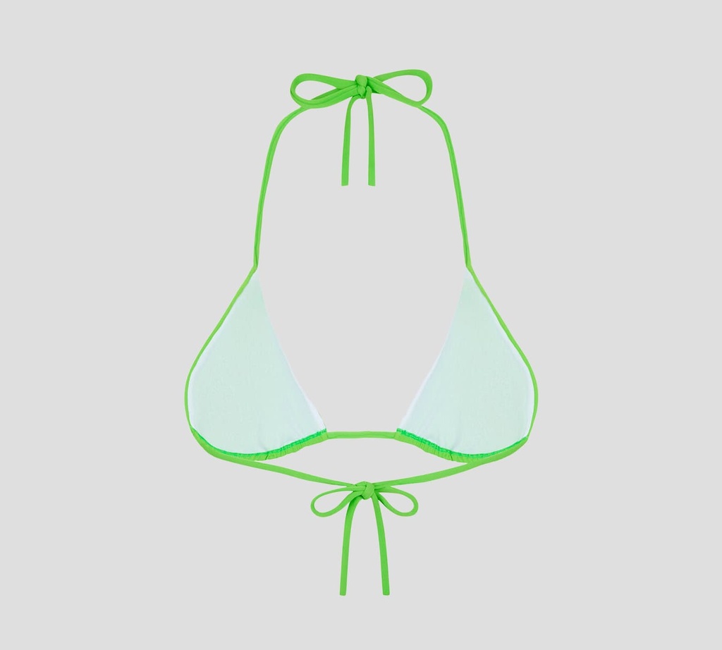 Dsquared2 - TOP DE TRAJE DE BAÑO ESTILO TRIANGULO, VERDE