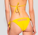 Dsquared2 - BIKINI DE TRAJE DE BAÑO AMARILLO CON LETRAS ROSADAS