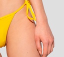Dsquared2 - BIKINI DE TRAJE DE BAÑO AMARILLO CON LETRAS ROSADAS