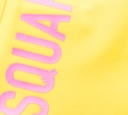 Dsquared2 - BIKINI DE TRAJE DE BAÑO AMARILLO CON LETRAS ROSADAS