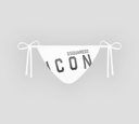 Dsquared2 - BIKINI DE TRAJE DE BAÑO BLANCO CON LETRAS NEGRAS